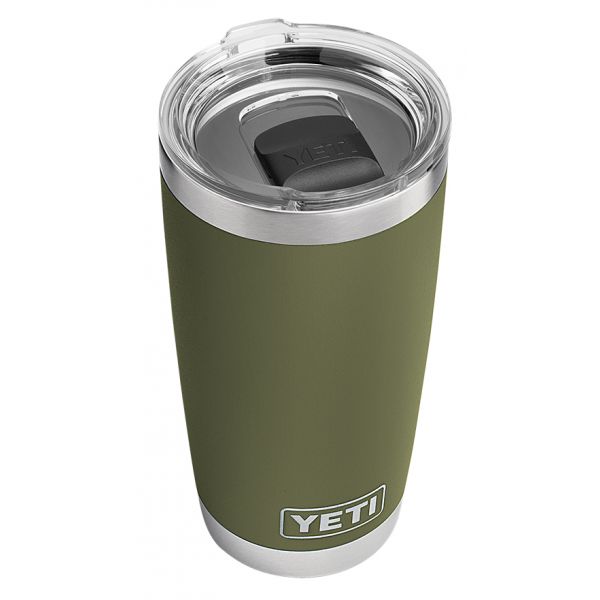 YETI Rambler Tumbler 20oz with Magslider Lid Olive Green