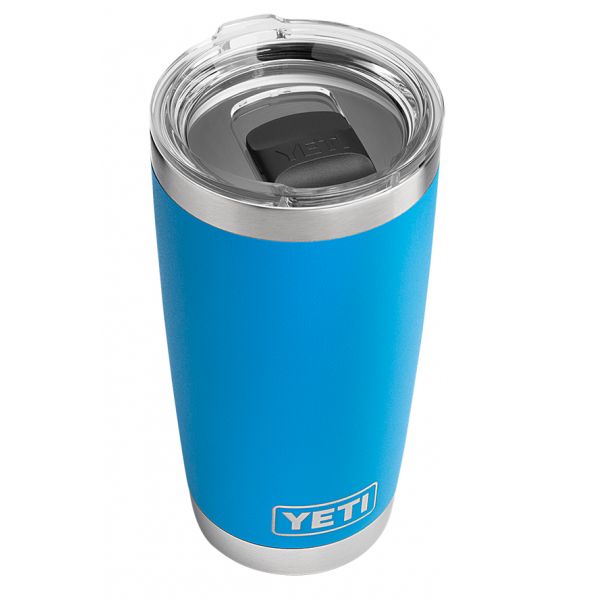 YETI Rambler Tumbler 20oz with Magslider Lid Tahoe Blue