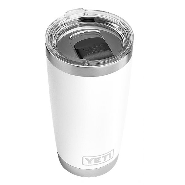 YETI Rambler Tumbler 20oz with Magslider Lid - White