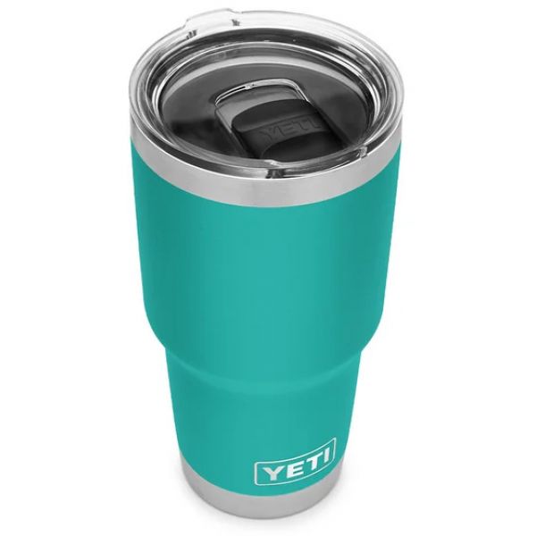 YETI Rambler Tumbler 30oz with Magslider Lid - Aquifer Blue