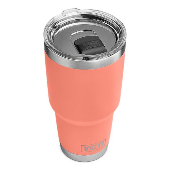 YETI Rambler Tumbler 30oz with Magslider Lid - Coral