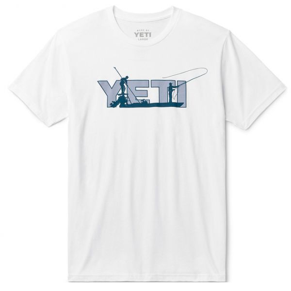 YETI Skiff Short Sleeve T-Shirt - White - 3X-Large