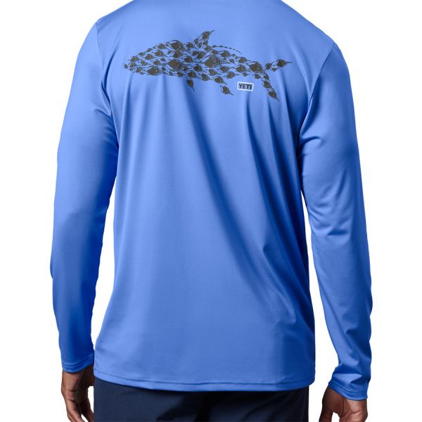 YETI Tarpon Long Sleeve Sunshirt - Offshore Blue - 2X-Large