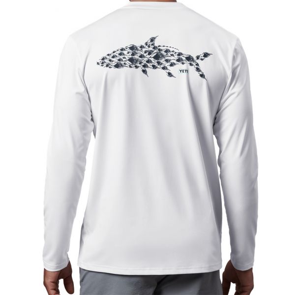 YETI Tarpon Long Sleeve Sunshirt - White - 2X-Large