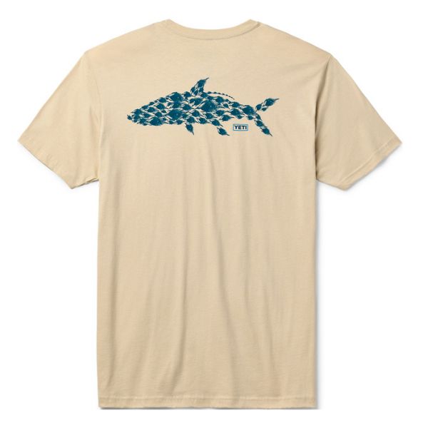 YETI Tarpon Short Sleeve T-Shirt - Cream - 3X-Large