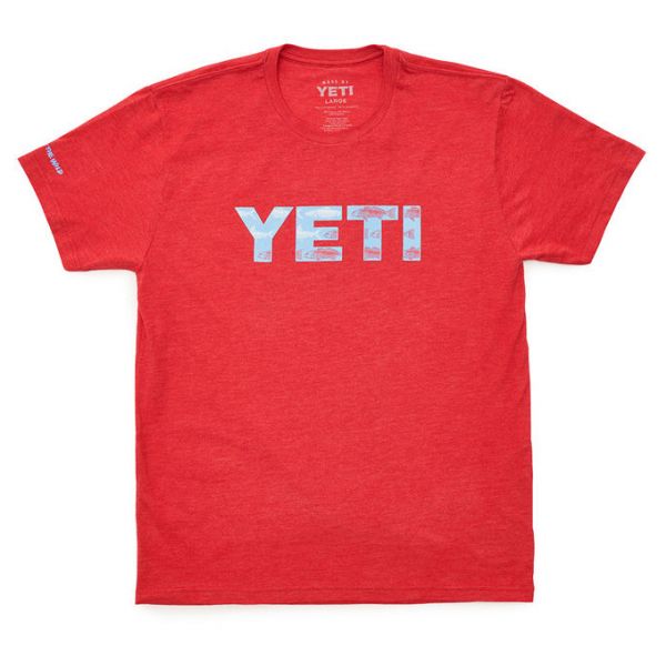 YETI Vineyard Short Sleeve T-Shirt - Red - L