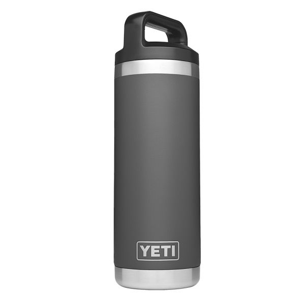 YETI Rambler Bottle 18oz - Charcoal