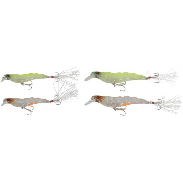 Yo-Zuri Crystal 3D Shrimp Lures - 4 Pack Select Colors