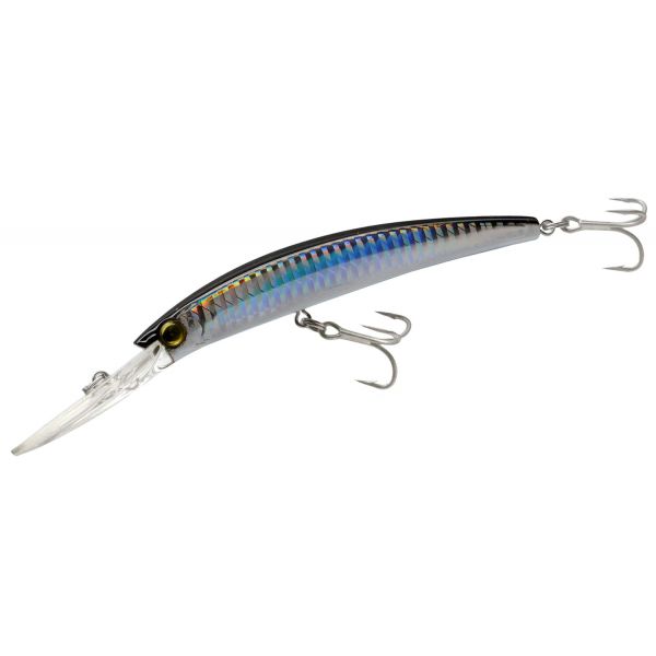 Yo-Zuri Crystal Minnow R1135 Deep Diver 4-3/8in C4 Silver Black