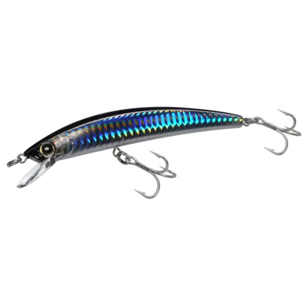 Yo-Zuri R1122 Crystal Minnow Floating Lure C4 Silver Black