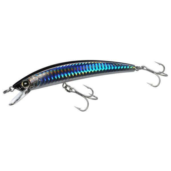 Yo-Zuri R1123 Crystal Minnow Floating Lure C4 Silver Black