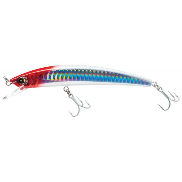 Yo-Zuri R1129 Crystal Minnow Sinking Lure HRH Holographic Redhead