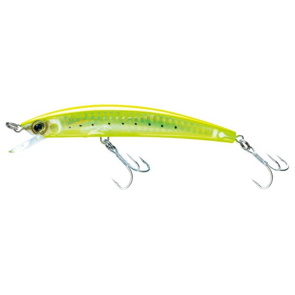 Yo-Zuri F1148 Crystal 3D Minnow GHCS Chartreuse Silver