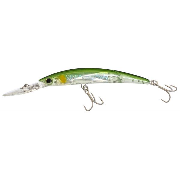 Yo-Zuri F1155 Crystal 3D Minnow Deep Diver Jointed Green Silver