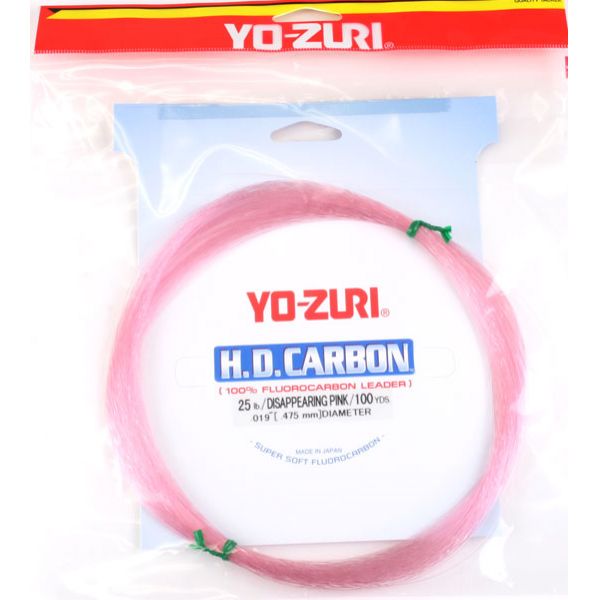 Yo-Zuri HD25LB-DP-100-SPL Fluorocarbon Leader Wrist Spool