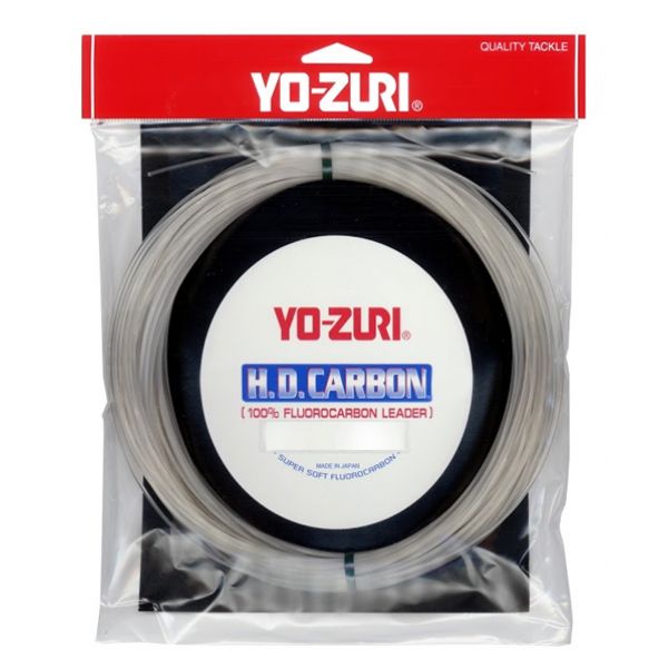 Yo-Zuri HD30lb-CL-100-SPL Fluorocarbon Leader Wrist Spool