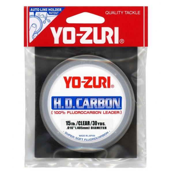 Yo-Zuri HD15LB-CL HD Fluorocarbon Leader