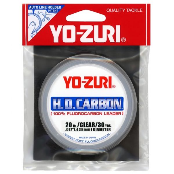 Yo-Zuri HD20LB-CL HD Fluorocarbon Leader
