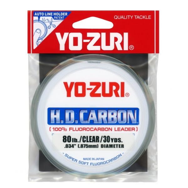Yo-Zuri HD80LB-CL HD Fluorocarbon Leader