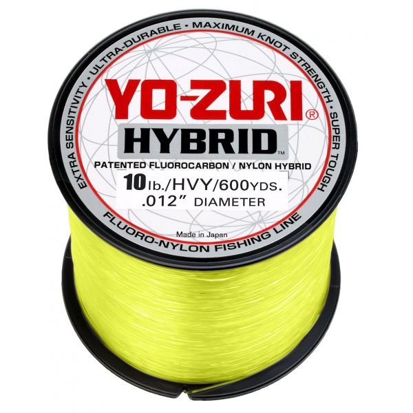 Yo-Zuri Hybrid Fluorocarbon - High Vis Yellow - 10lb Test