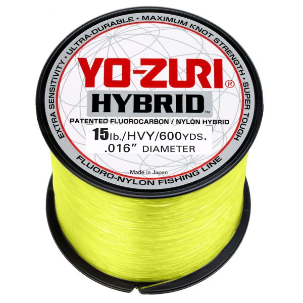 Yo-Zuri Hybrid Fluorocarbon - High Vis Yellow - 15lb Test