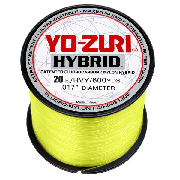 Yo-Zuri Hybrid Fluorocarbon - High Vis Yellow - 20lb Test