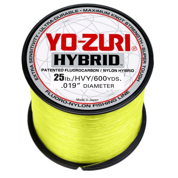 Yo-Zuri Hybrid Fluorocarbon - High Vis Yellow - 25lb Test