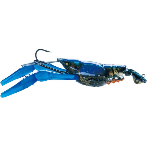 Yo-Zuri R1109 3DB Crayfish Lure PBLB Prism Blue Black