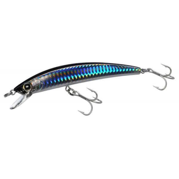 Yo-Zuri R1133 Crystal Minnow Suspending C4 Silver Black