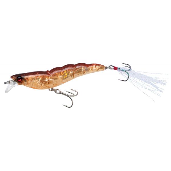 Yo-Zuri R1162 Crystal 3D Shrimp HRT Holographic Ultra Violet Rootbeer