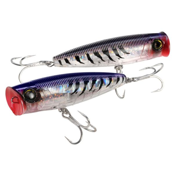 Yo-Zuri R1167 3D Popper Lure Purple Mackerel