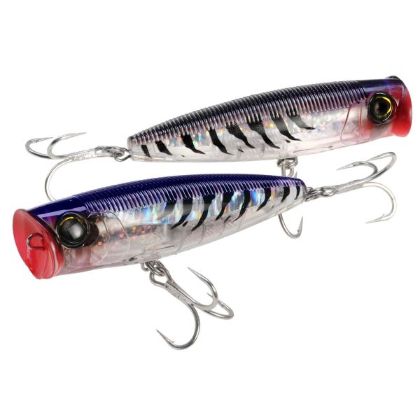 Yo-Zuri R1168 3D Popper Lure Purple Mackerel