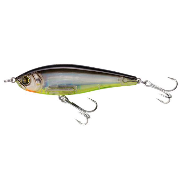 Yo-Zuri R1208 3D Inshore Twitchbait Lure - 3-1/2 in. - Black Silver Chartreuse