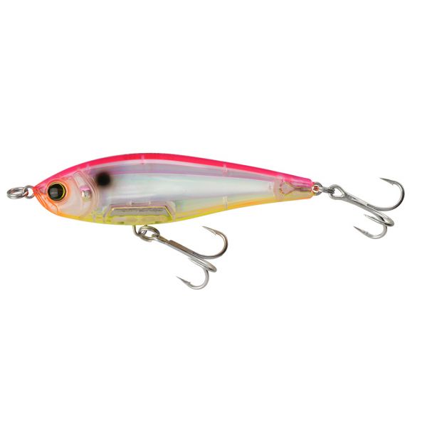 Yo-Zuri R1208 3D Inshore Twitchbait Lure - 3-1/2 in. - Pink Silver Chartreuse