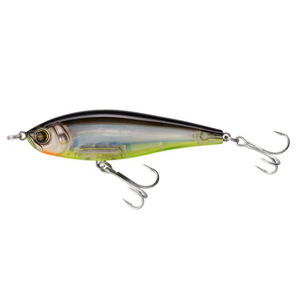 Yo-Zuri R1348 3D Inshore Twitchbait Lure - 4-3/8 in. - Black Silver Chartreuse