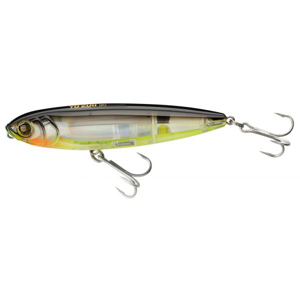 Yo-Zuri 3D Inshore Topknock Pencil Lure - Black Silver Chartreuse