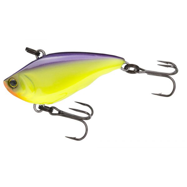 Yo-Zuri R1354 Rattl'n Vibe Mini Lure - Purple Back Chartreuse