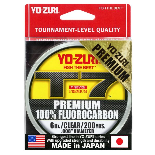 Yo-Zuri T7 Premium Fluorocarbon - 200yds - 6lb