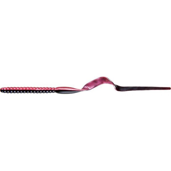 Yum Ribbon Tail Worm - 10in - Red Shad