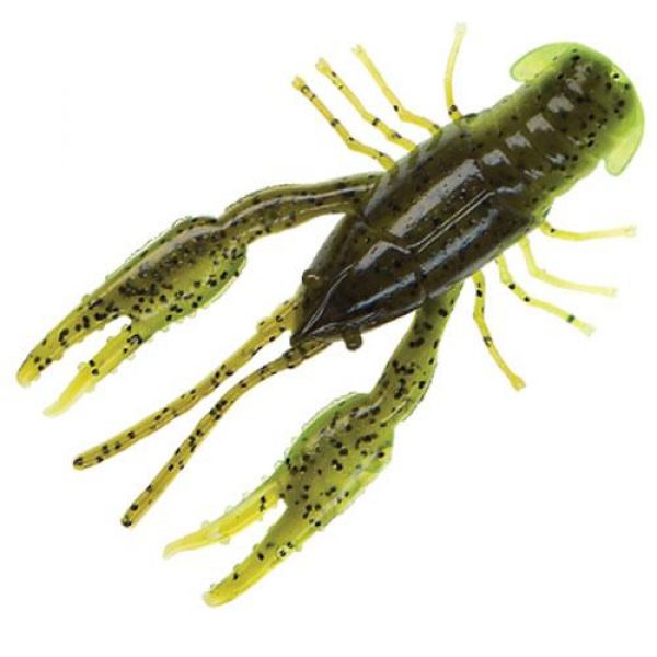 Yum Crawbug - 2.5in - Green Pumpkin Chartreuse