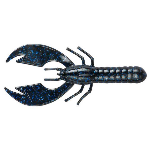 Yum Craw Papi - 3.75in - Black/Blue Flake