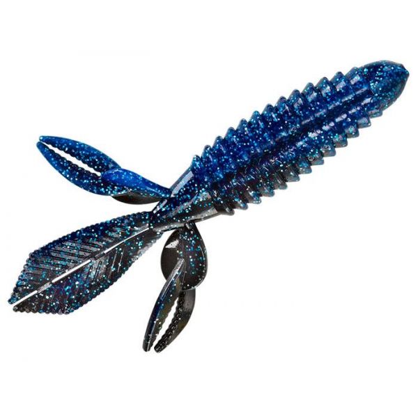 Yum Wooly Bug - 4.25in - Black Blue Shadow