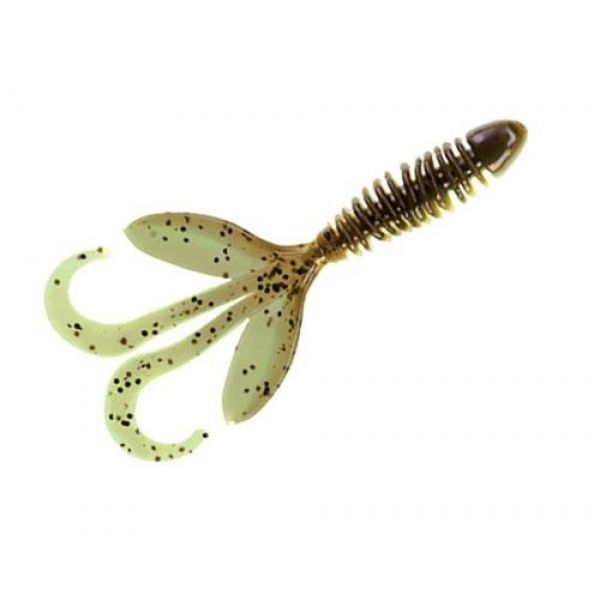 Yum Wooly Hawgtail - 4.5in - Dark Grasshopper