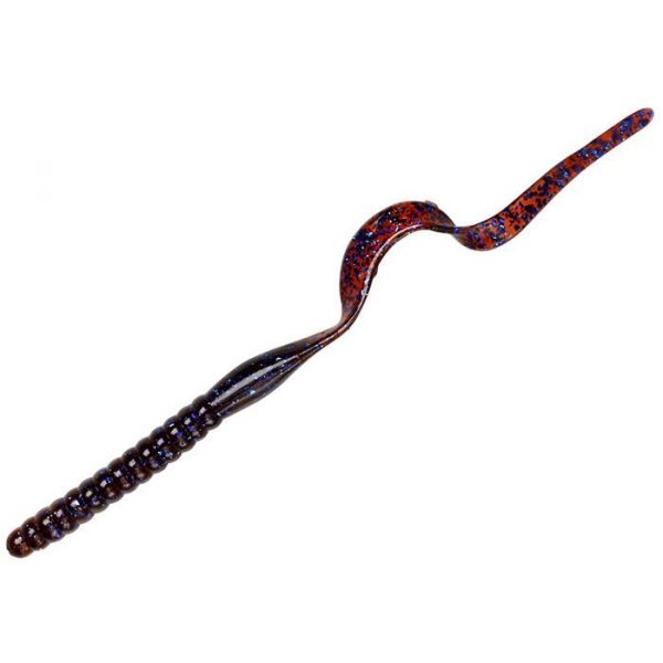 Yum Ribbon Tail Worm - 7.5in - Plum