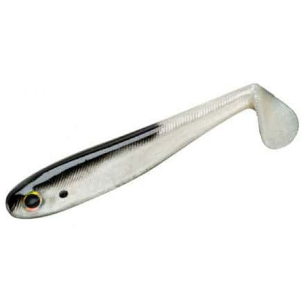 YUM YMM3 Money Minnow 3-1/2in Swimbait 909 Pearl/Black Back