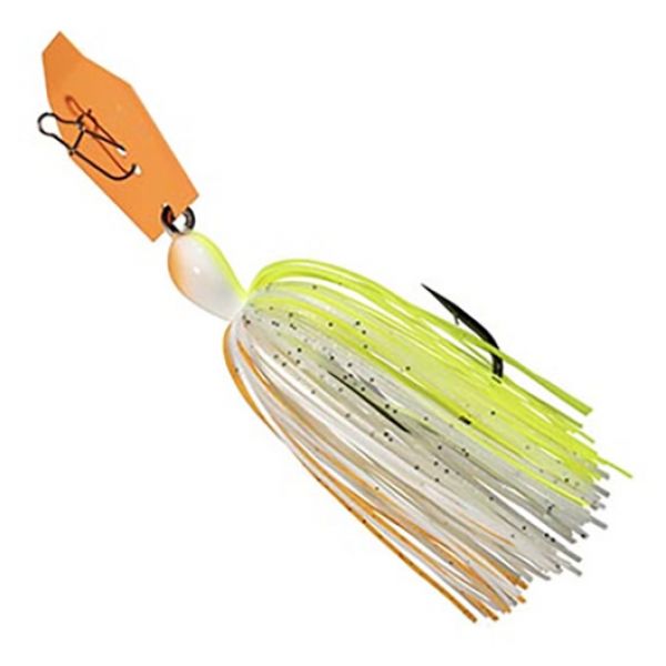 Z-Man Big Blade Chatterbait Jig - 1/2oz - Chartreuse/White/Orange