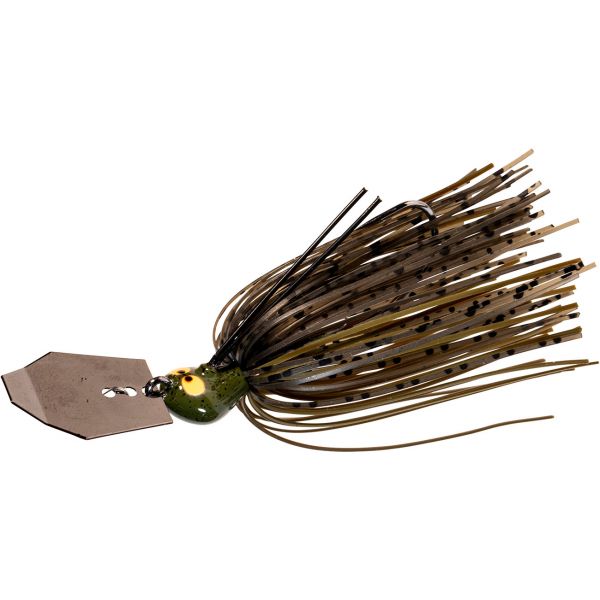 Z-Man CrossEyeZ ChatterBait - 1/2oz - Green Pumpkin