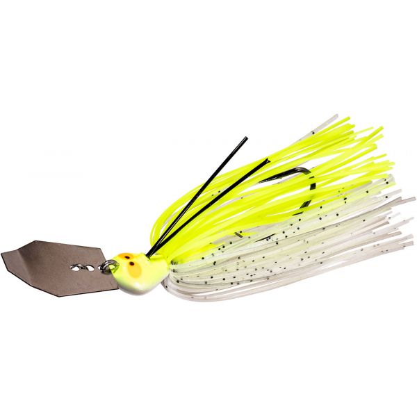 Z-Man CrossEyeZ ChatterBait - 1/2oz - Chartreuse/White