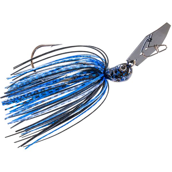 Z-Man Evergreen Chatterbait Jack Hammer - 3/4oz - Black/Blue