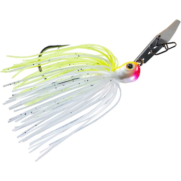 Z-Man Evergreen Chatterbait Jack Hammer - 1/2oz - Chartreuse/White